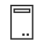 Computer Host Icon, computer host,electronics