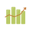 Daily Growth Factor Values Icon, growth,factor,daily