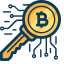 Bitcoin Key Icon, Key,Bitcoin