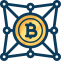 Bitcoin Network Icon, Bitcoin,Network
