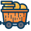 Bitcoin Trolley Icon, Trolley,Bitcoin