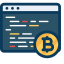 Code Bitcoin Icon, Code,Bitcoin