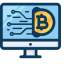 PC Bitcoin Icon, PC,Bitcoin