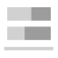 Percentage Stacked Bar Chart Icon, data,percentage,stacked bar