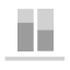Percentage Stacked Column Chart Icon, data,percentage,stacked column