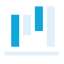 Waterfall Chart (Color) Icon, waterfall chart,color,cumulative
