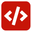 Large Code Icon, code,large