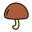 Dried Mushroom Icon, dried mushroom,fungus,snack