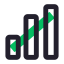 Statistics Bar Chart Icon, bar chart,data,statistics