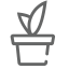 Gardening Supplies Pot Icon, gardening,plant,supplies