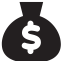 Money Bag Icon, dollar,money bag,wealth