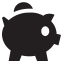 Piggy Bank Icon, finance,piggy bank,savings