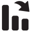 Profit Down Icon, business,decline,profit