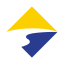 Bank of Shanghai Logo Icon, Bank of Shanghai,yellow - blue logo