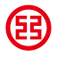 ICBC Logo Icon, ICBC,red logo