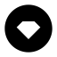 Copper Diamond Fill Icon, diamond,luxury