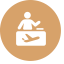 Check - in Service Icon, check - in service,person