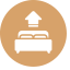 Room Upgrade Icon, room upgrade,bed