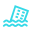 Flood Analysis Icon, analysis,environmental,flood