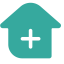 Rehabilitation Center Icon, center,house,rehabilitation