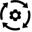 Process Management Icon, gear,management,process