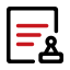 Copyright Contract Info Management Icon, contract,copyright