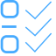 High Accuracy Icon, high accuracy,checkmark,boxes