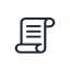 General Document Template Icon, document,template,scroll