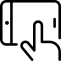 Tablet Touch Icon, device,tablet,touch