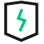 Data Security Icon, data security,lightning