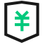 Financial Security Icon, financial security,yuan