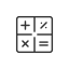 Calculator Icon, calculator,math