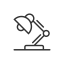Desk Lamp Icon, lamp,lighting