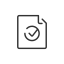 Document with Check Icon, document,check