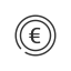 Euro Symbol Icon, currency,euro