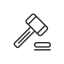 Gavel Icon, gavel,law