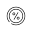 Percentage Icon, percentage,discount