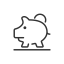 Piggy Bank Icon, piggy bank,savings