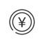 Yen Symbol Icon, yen,currency