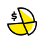 Funds Click Icon, funds,pie chart,finance