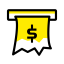 Receipt Click Icon, receipt,dollar,finance