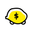 Wealth Management Click Icon, wealth management,piggy bank,finance
