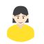 Default Avatar Female 3 Icon, avatar,default,female