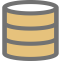 Data Storage Icon, data,storage,cylinder