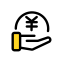 Hand with Currency Icon, hand,currency,payment