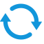 Dual Refresh Arrows Icon, dual arrows,refresh