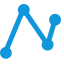 Line Chart Icon, line chart,trend analysis