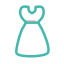 Princess Dress Icon, dress,princess dress,clothing