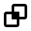 Difference Icon, difference,overlap,squares