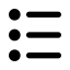 List Bullet Icon, bullet,list,unordered